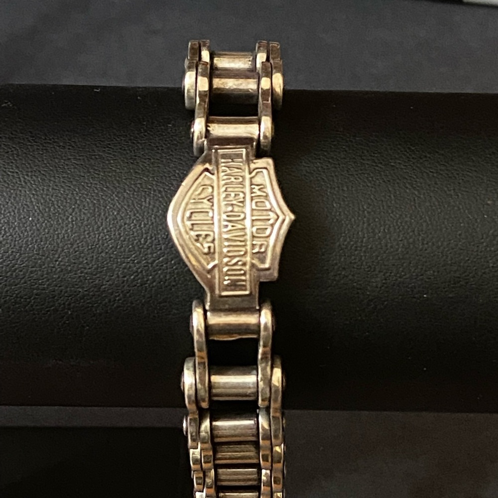 Sterling silver 925 bracelet with Motorcycle Harley-Davidson